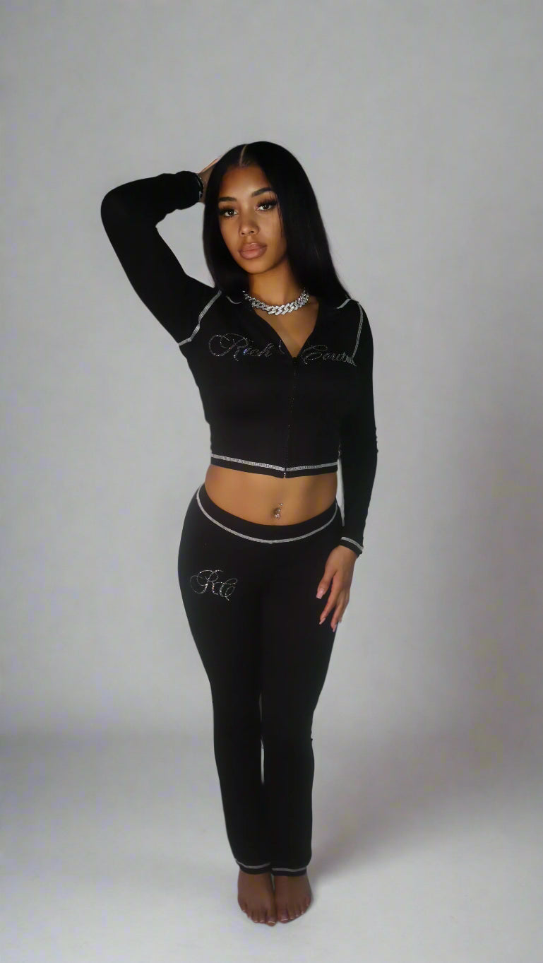 Booked & Busy Black Set